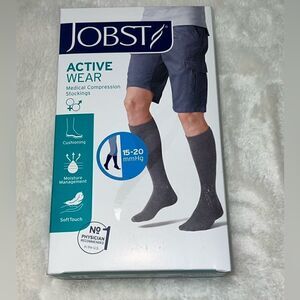 JOBST ACTIVE WEAR‎ MEDICAL COMPRESSION SOCKS STOCKINGS 15-20mmHg Small